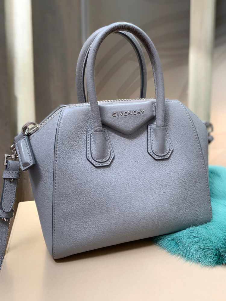 Givenchy Mini Antigona Grey/blue RARE COLOR!