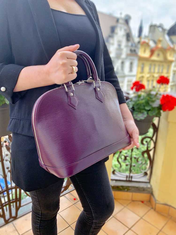 Louis Vuitton Cassis Alma PM Handbag