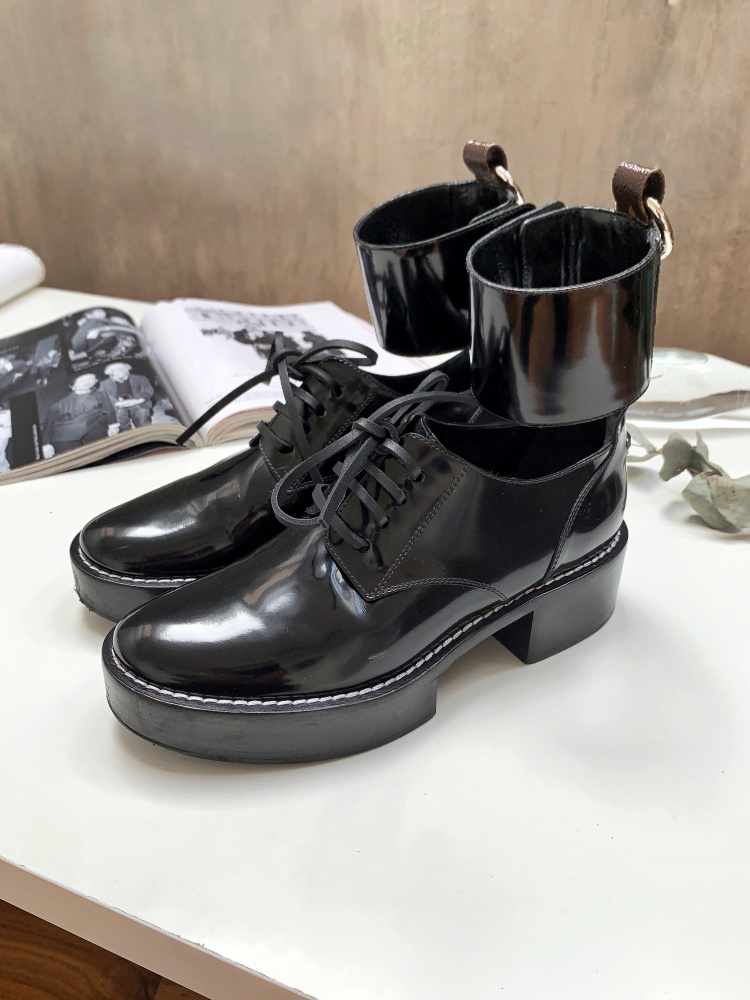 Louis Vuitton Black Leather Lace Up Derby Size 41 Louis Vuitton