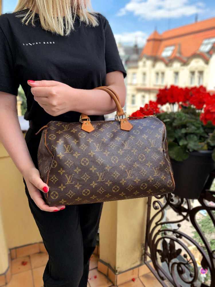 Louis Vuitton Speedy 35 Brown Monogram