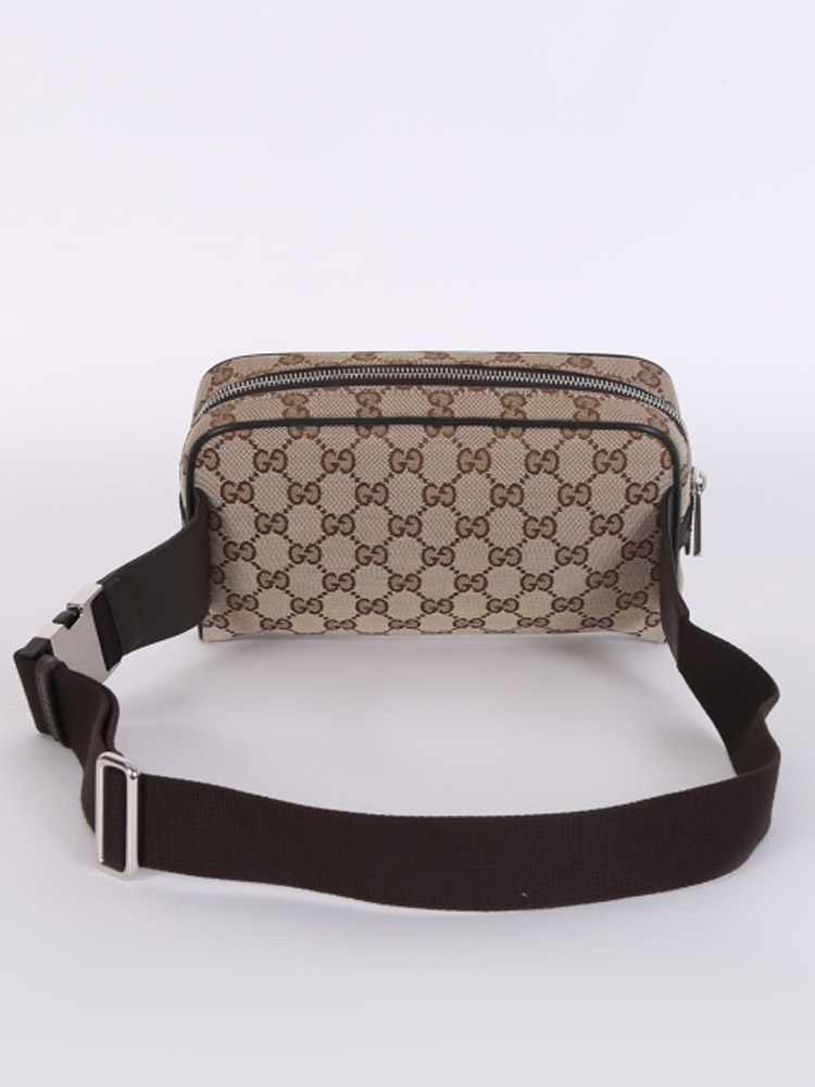 Gucci Original GG Guccissima Canvas Beige Belt Bag 449174