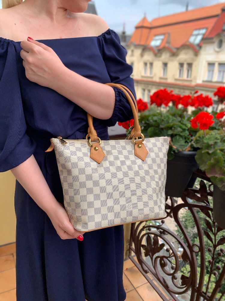 Louis Vuitton Damier Azur Saleya Bag