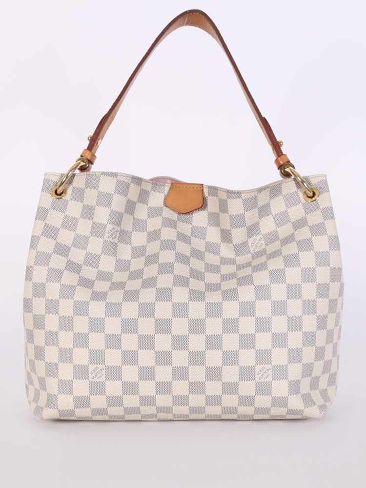 Graceful PM Damier Azur – Keeks Designer Handbags