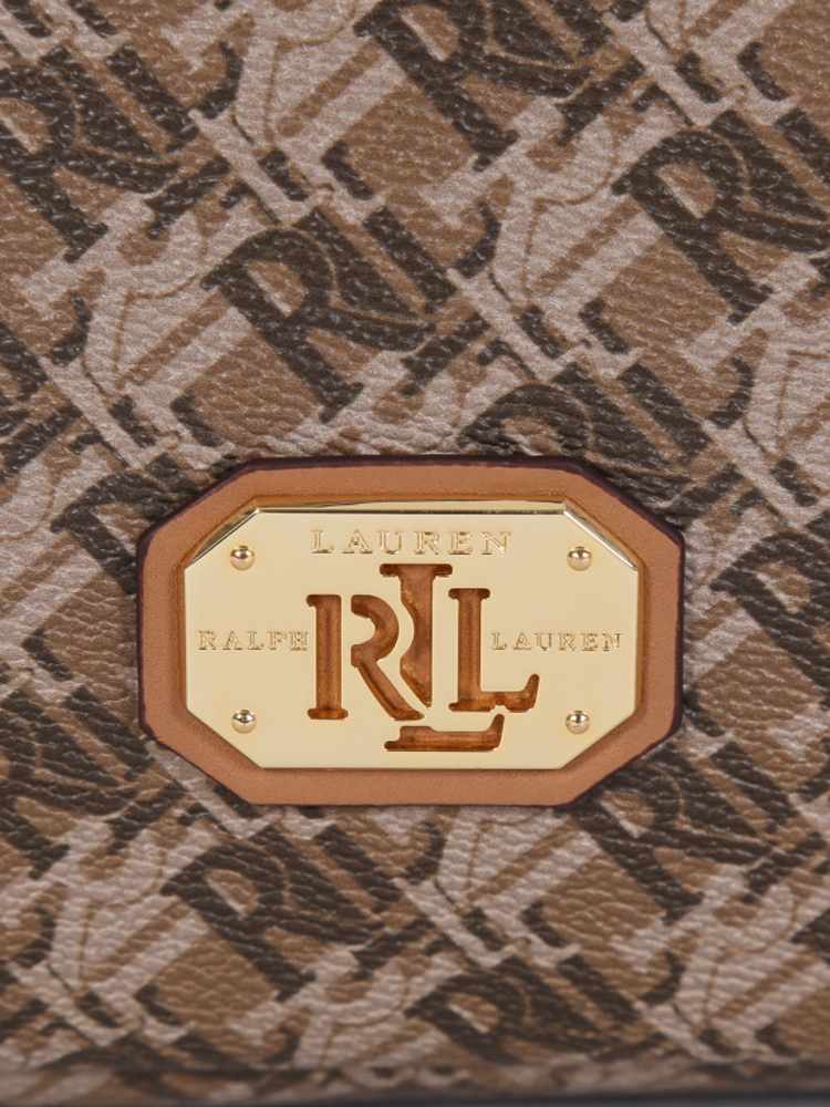 Lauren Ralph Lauren - RLL Print Coated Canvas Backpack Brown |  