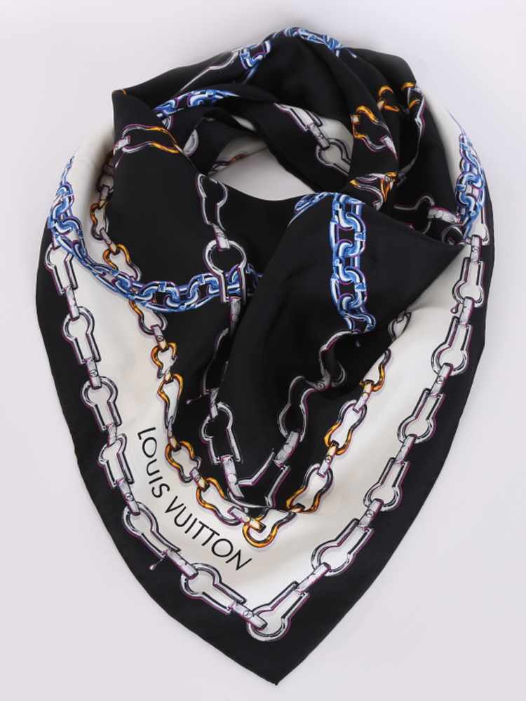 Louis Vuitton Chain Print Scarf