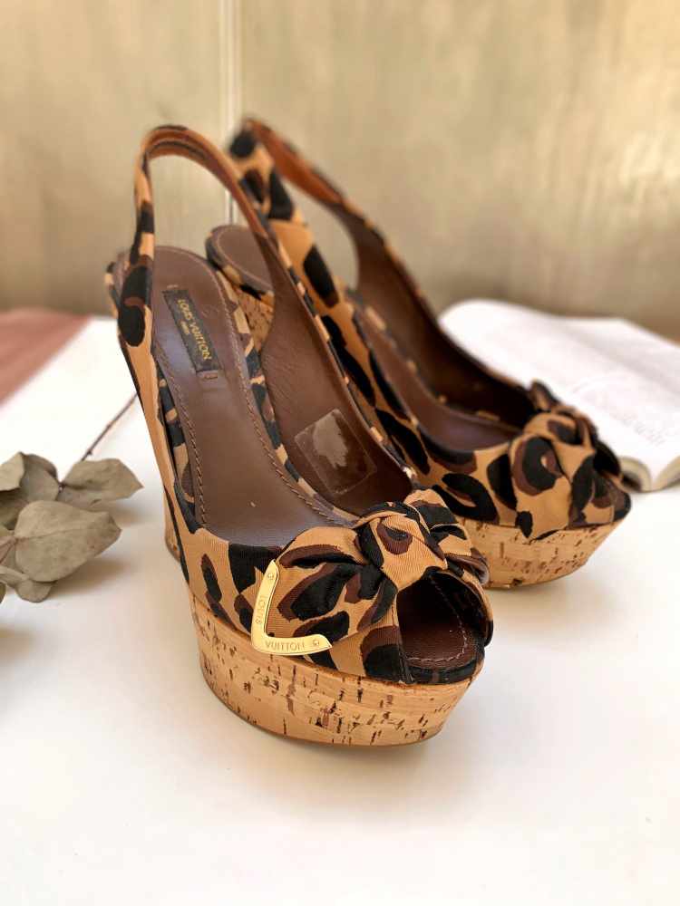 Louis Vuitton Womens Platform & Wedge Sandals