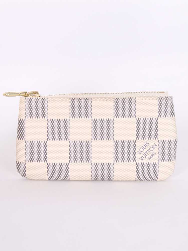 Louis Vuitton - Key Pouch Damier Azur Canvas