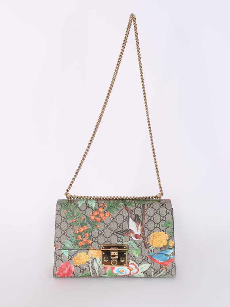 Gucci Padlock Medium Tian GG Supreme Shoulder Bag www.luxurybags.eu