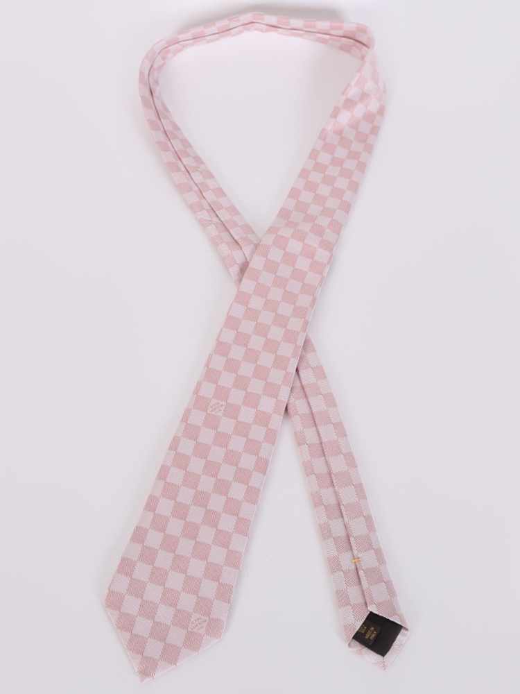 Louis Vuitton Silk twill pink tie ref.960822 - Joli Closet