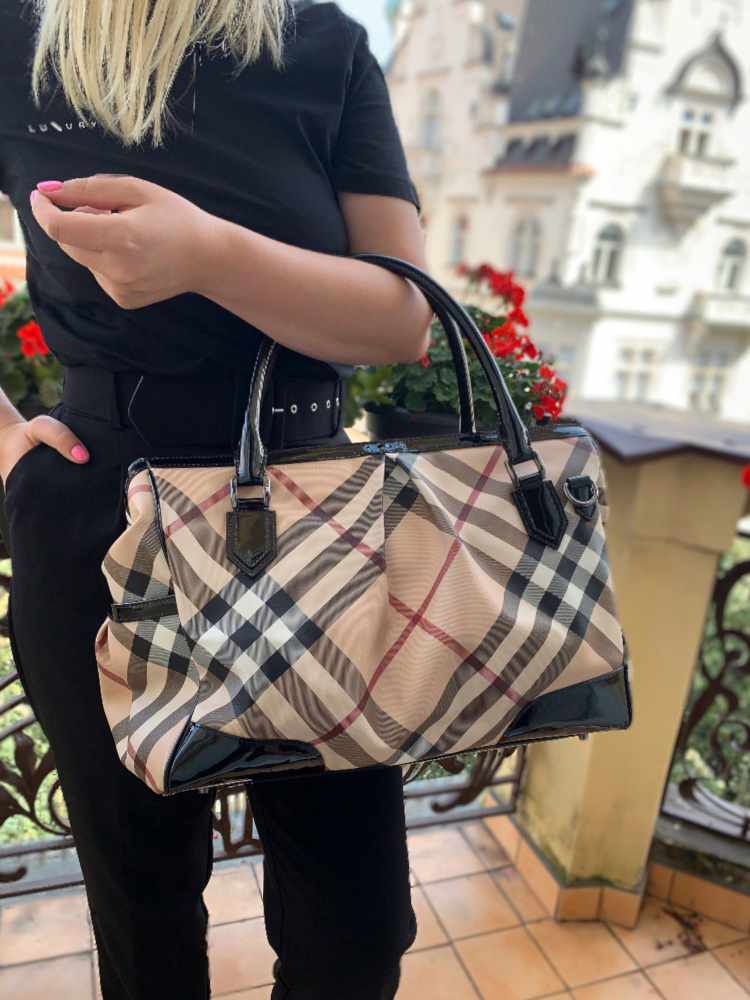 Burberry Nova Check Tote Bag