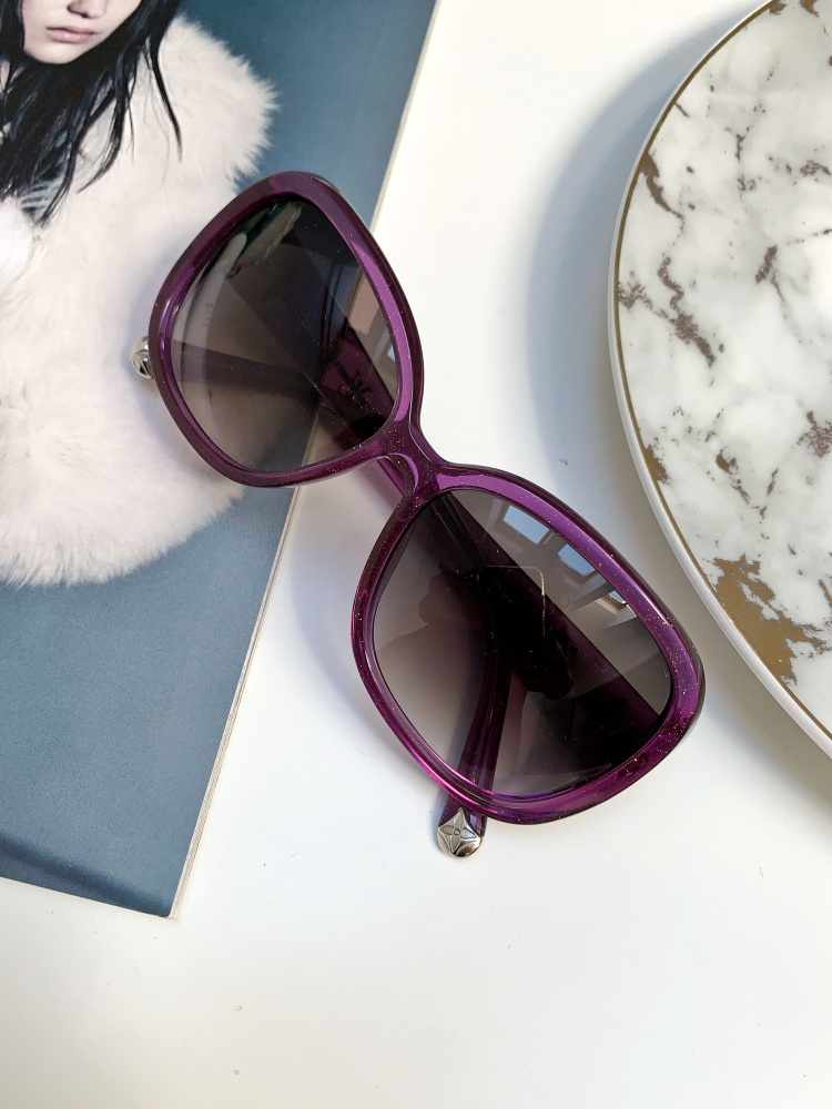 Louis Vuitton - Obsession GM Glitter Acetate Sunglasses Violet