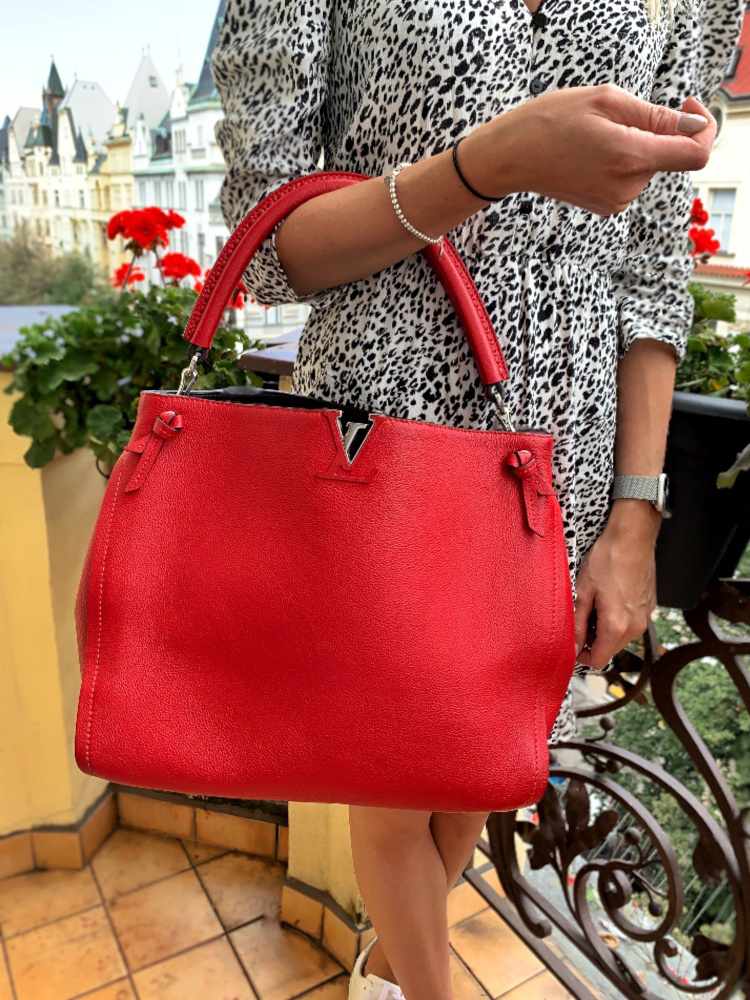 Louis Vuitton Leather Shoulder Handbags