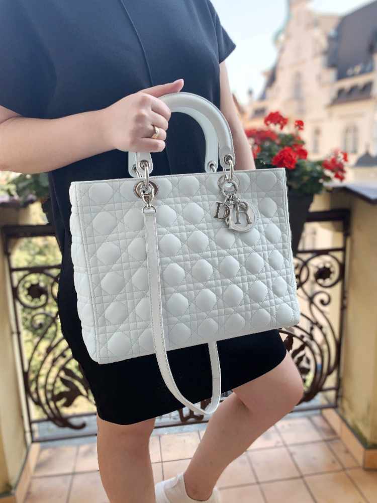 Dior Lady Dior Large Model Handbag