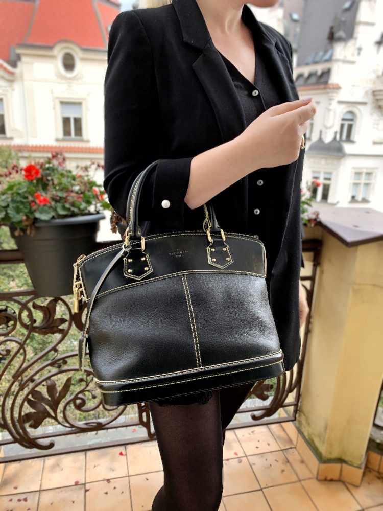 Louis Vuitton - Lockit PM Suhali Leather Noir