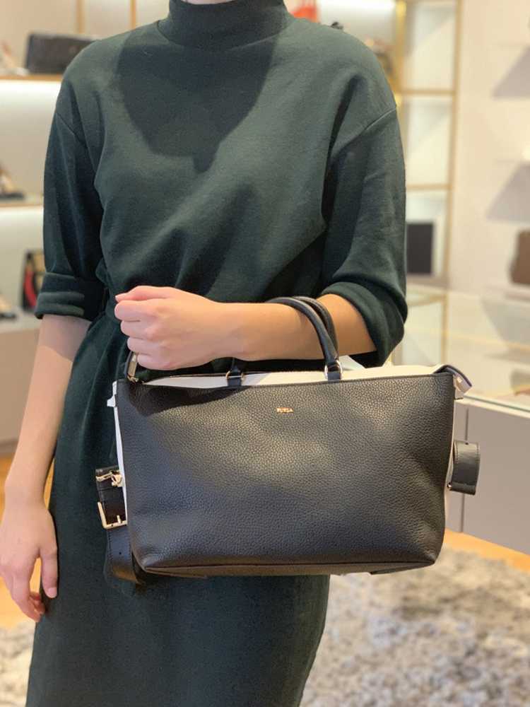 Authentic FURLA Leather Tote Bag