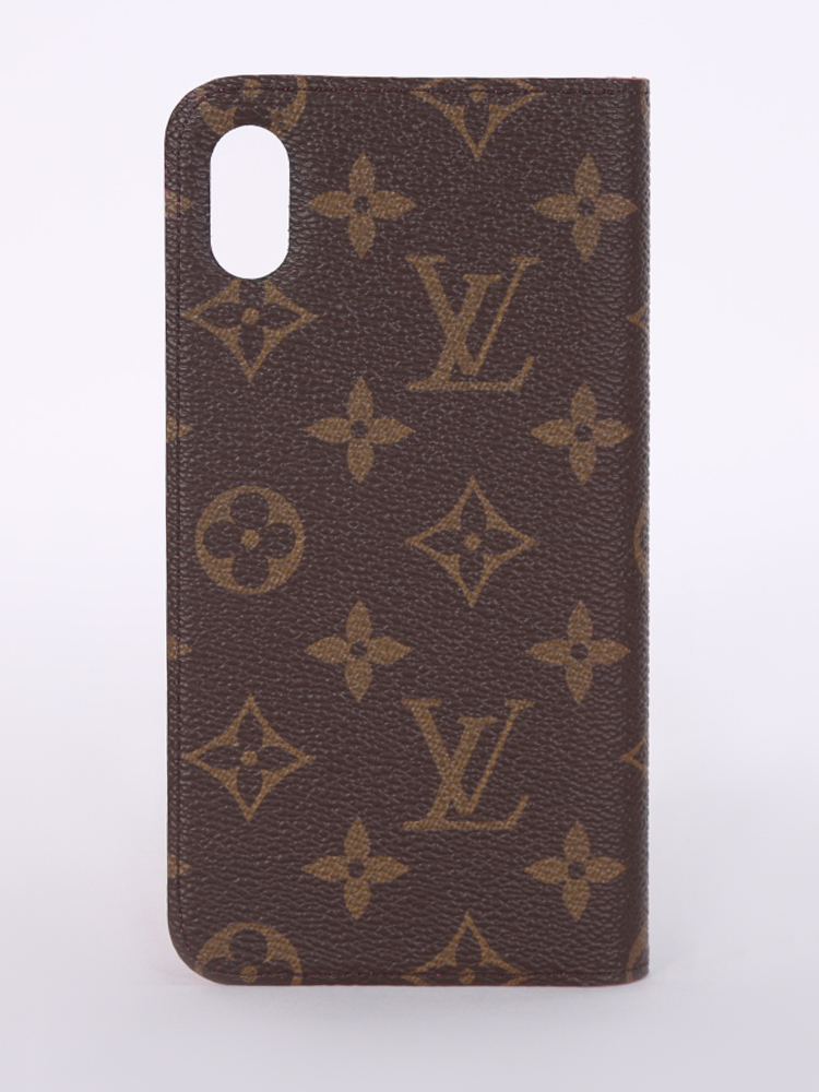 Louis Vuitton - iPhone XS Max Folio Monogram Canvas Case Fuchsia