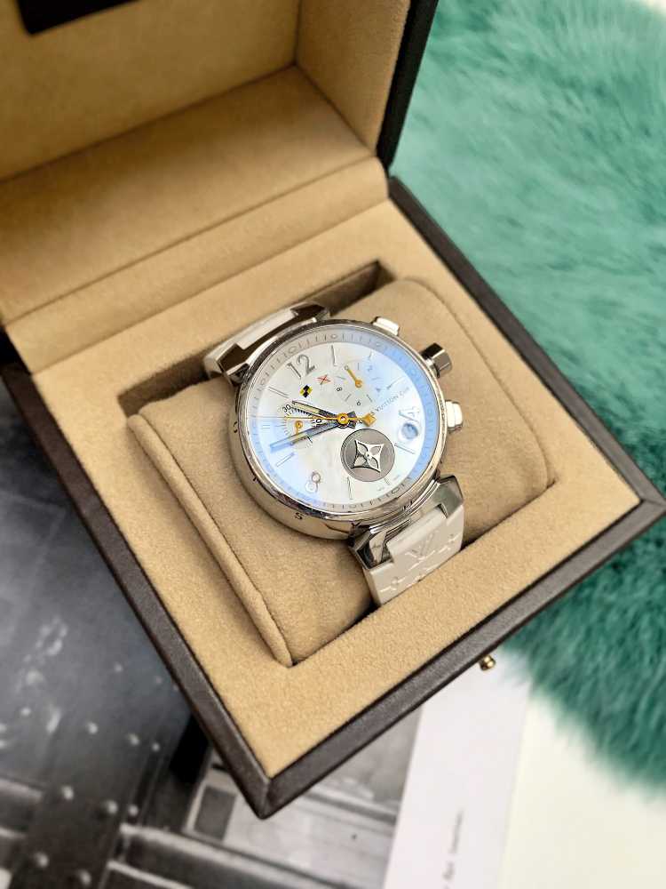 Louis Vuitton Tambour Lovely Cup Chronograph Quartz Watch