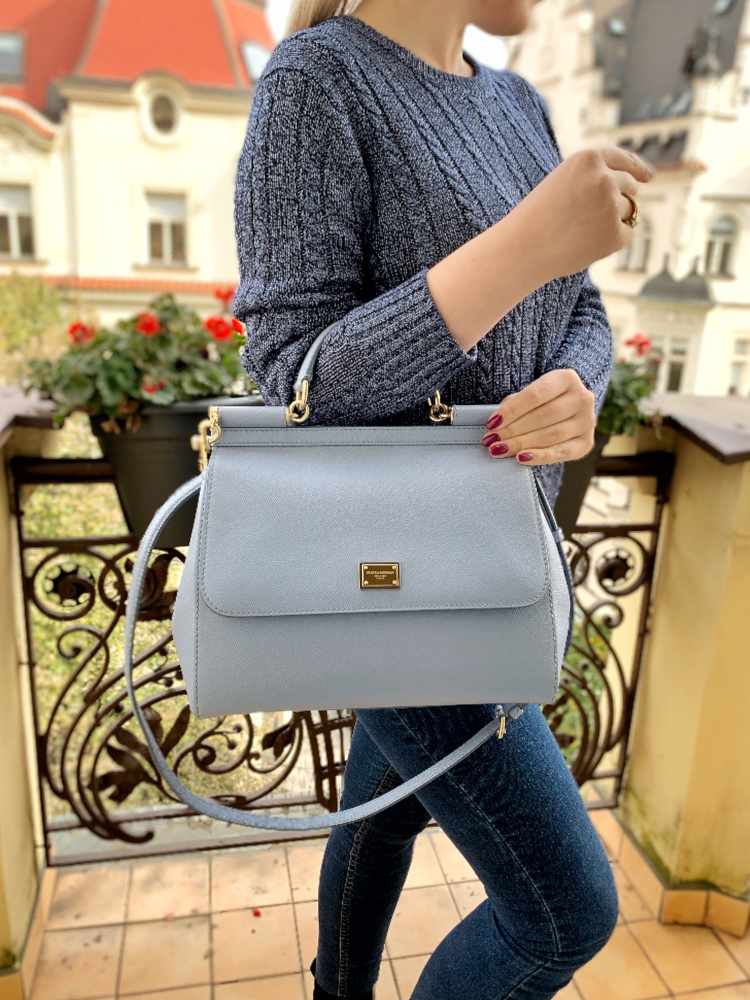 Light Blue Tote Bag - Dolce&Gabbana