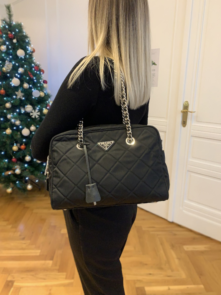 Prada Tessuto Nero Shoulder Bag