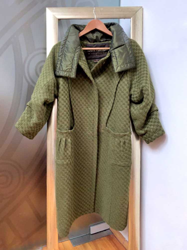 Louis Vuitton - Wool Oversize Winter Coat Khaki 38