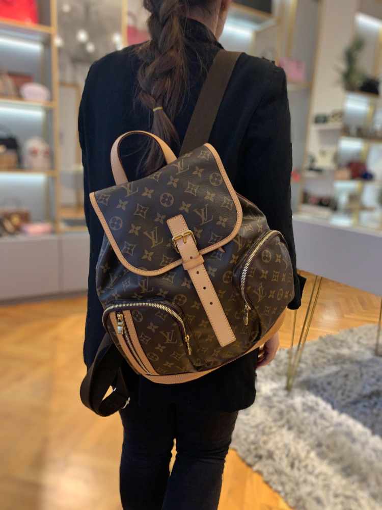 Louis vuitton woman backpack bosphore backpack in canvas