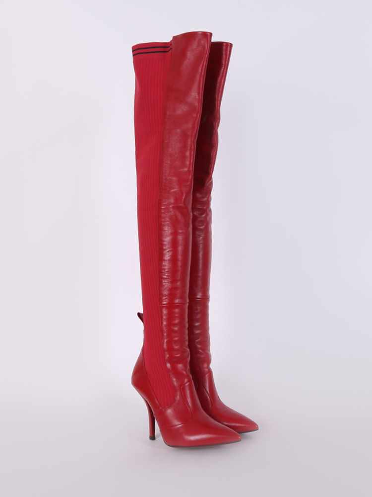 Fendi cuissard boots store