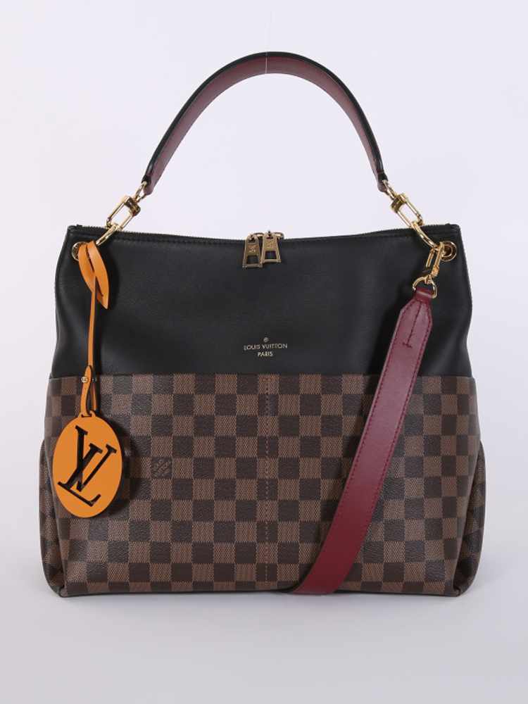 LOUIS VUITTON Maida Damier Ebene Hobo Shoulder Bag Noir - 15% OFF