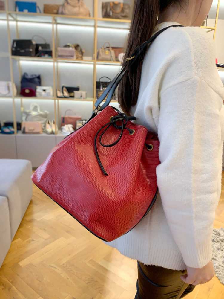 Louis Vuitton - Petit Noé Epi Leather Red