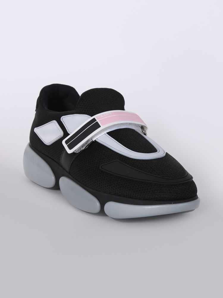 Prada - Knit Fabric Cloudbust Sneakers Nero 36,5 