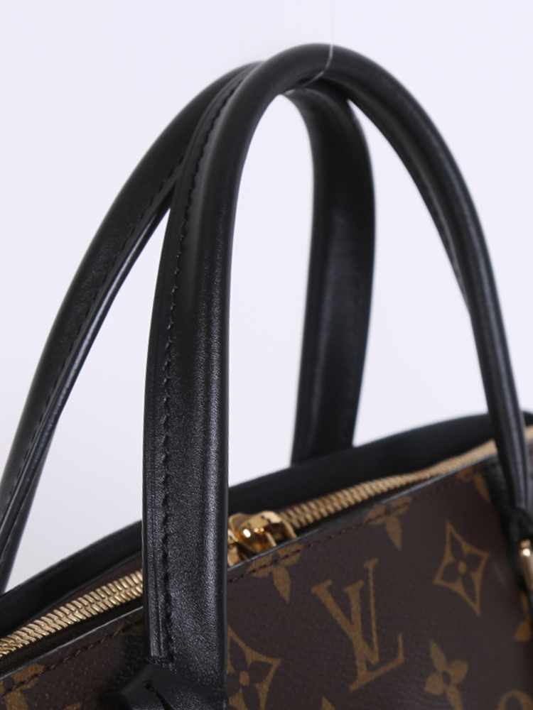 Louis Vuitton Flower Zipped mm Monogram Canvas Tote Bag Noir