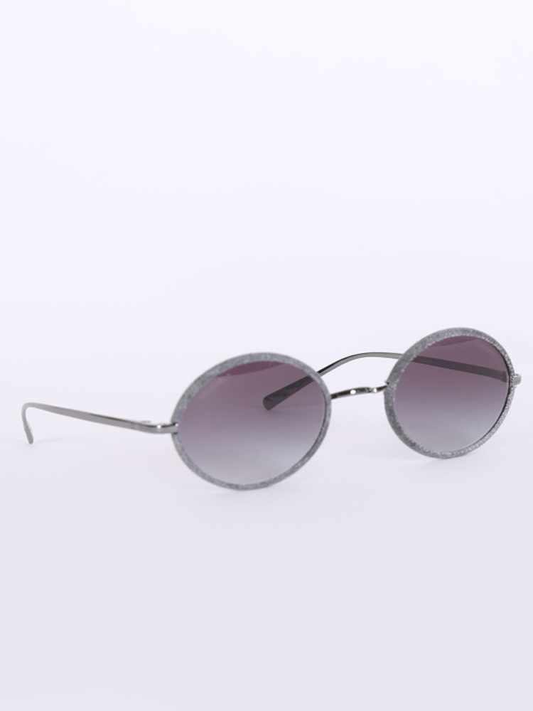 Chanel - Denim Oval Sunglasses Grey