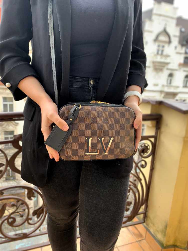Louis Vuitton - Santa Monica Damier Ebene Canvas Bag Noir