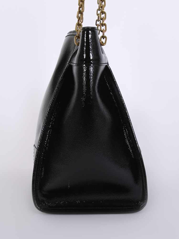 Tory Burch - Britten Patent Leather Shoulder Bag Black 