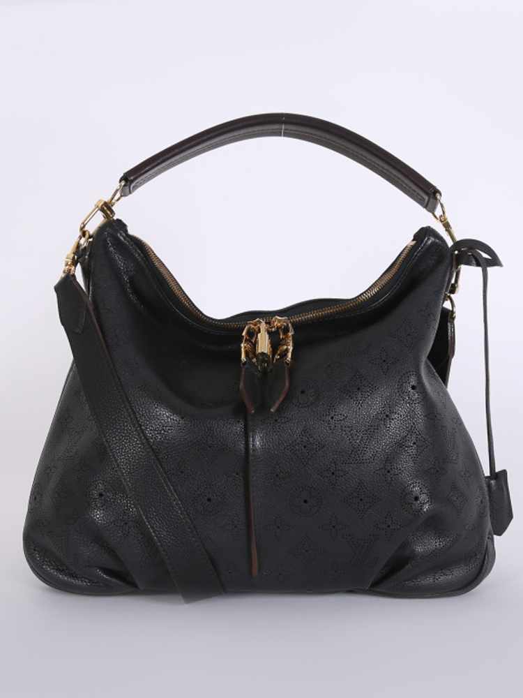 Louis Vuitton Selene PM Mahina Leather Tote Shoulder Bag