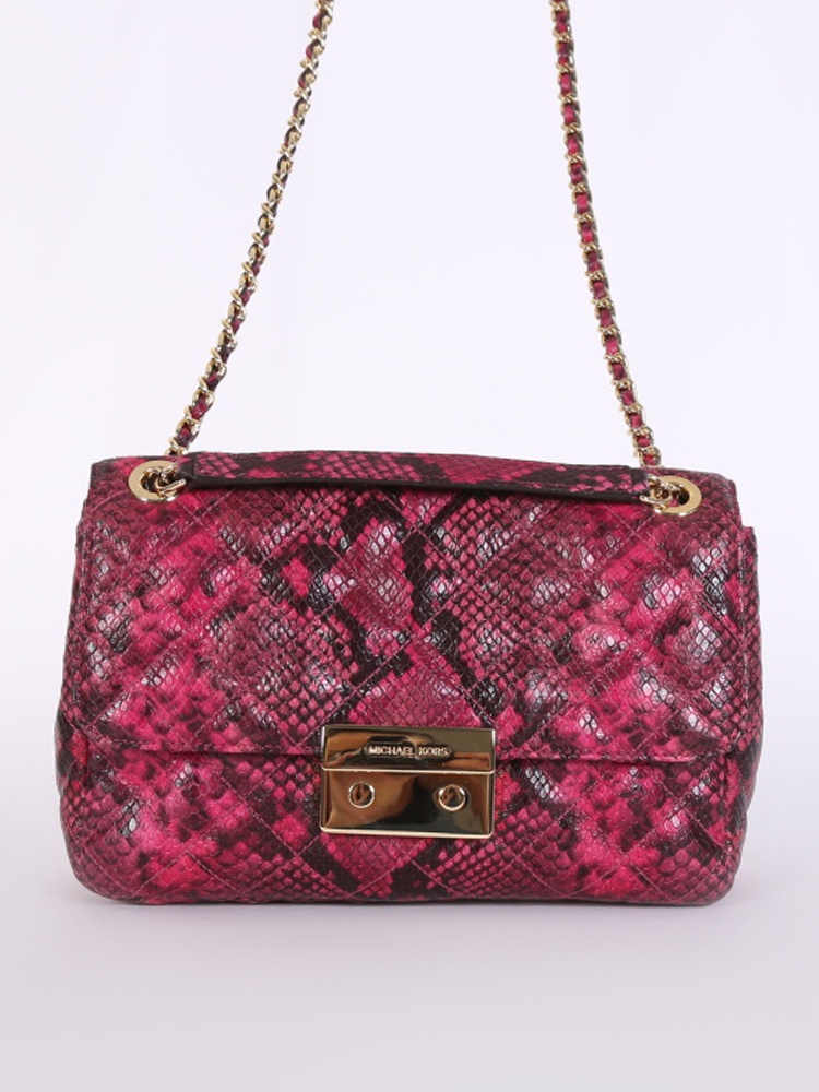 Michael Michael Kors Sloan Large Chain Shoulder Bag - Pink