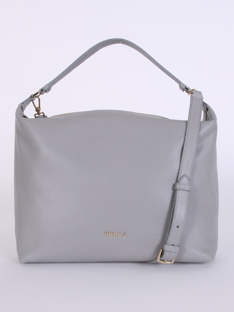 Furla - Sophie Large Leather Hobo Bag Onice