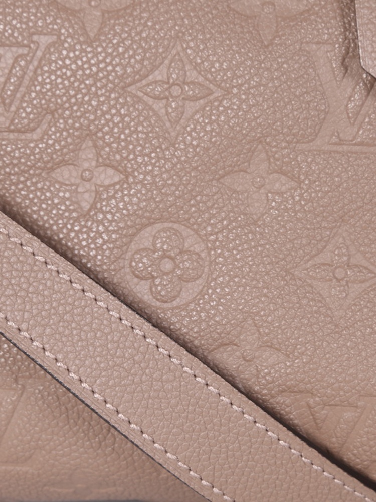 Louis Vuitton Ponthieu Taupe Glace Beige Monogram Empreinte Leather To -  MyDesignerly