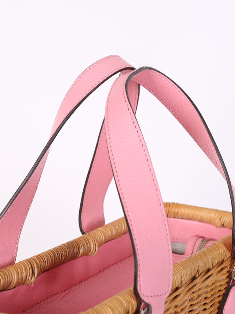 Coccinelle rattan bag deals