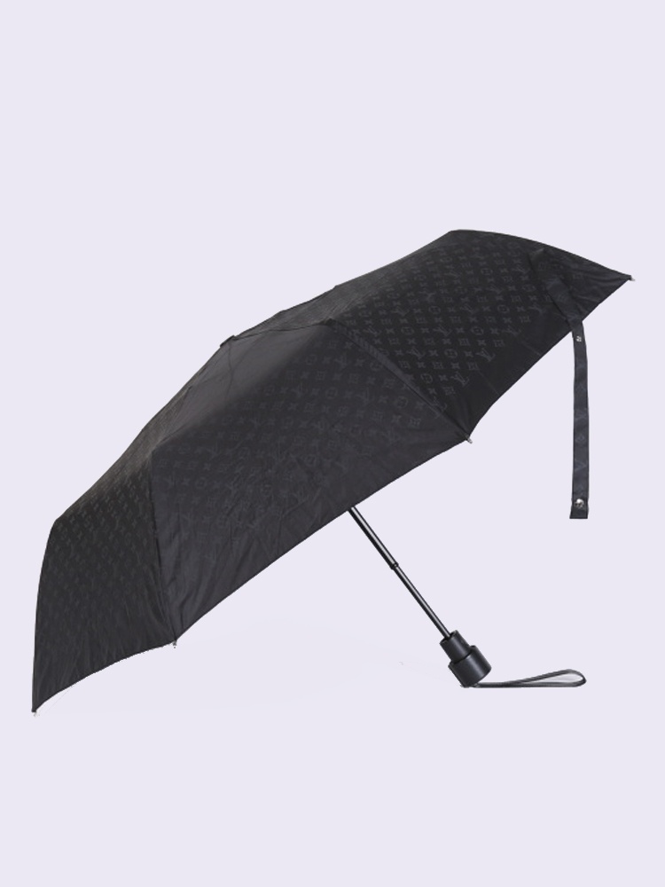 LOUIS VUITTON Monogram Ondees Compact Umbrella Black 20599
