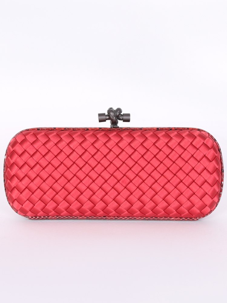 Bottega veneta clutch red deals