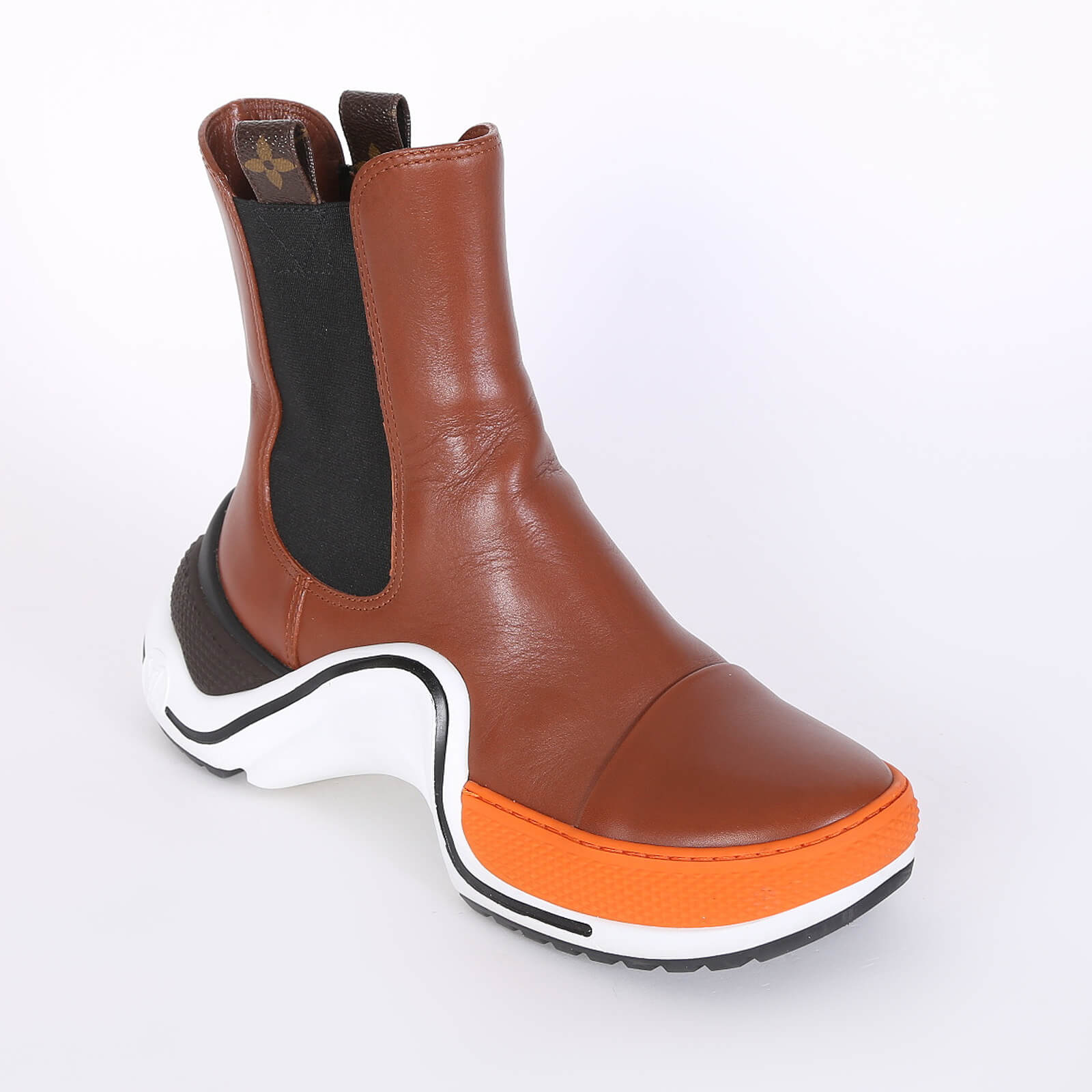 Louis Vuitton, Shoes, Louis Vuitton Calfskin Lv Archlight Ankle Boots 37  Cognac Brown