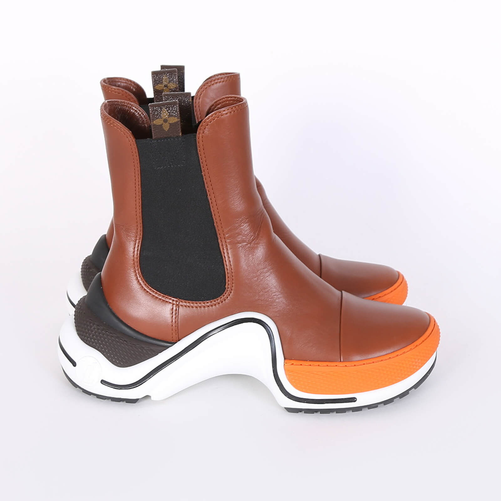 Louis Vuitton, Shoes, Louis Vuitton Calfskin Lv Archlight Ankle Boots 37  Cognac Brown