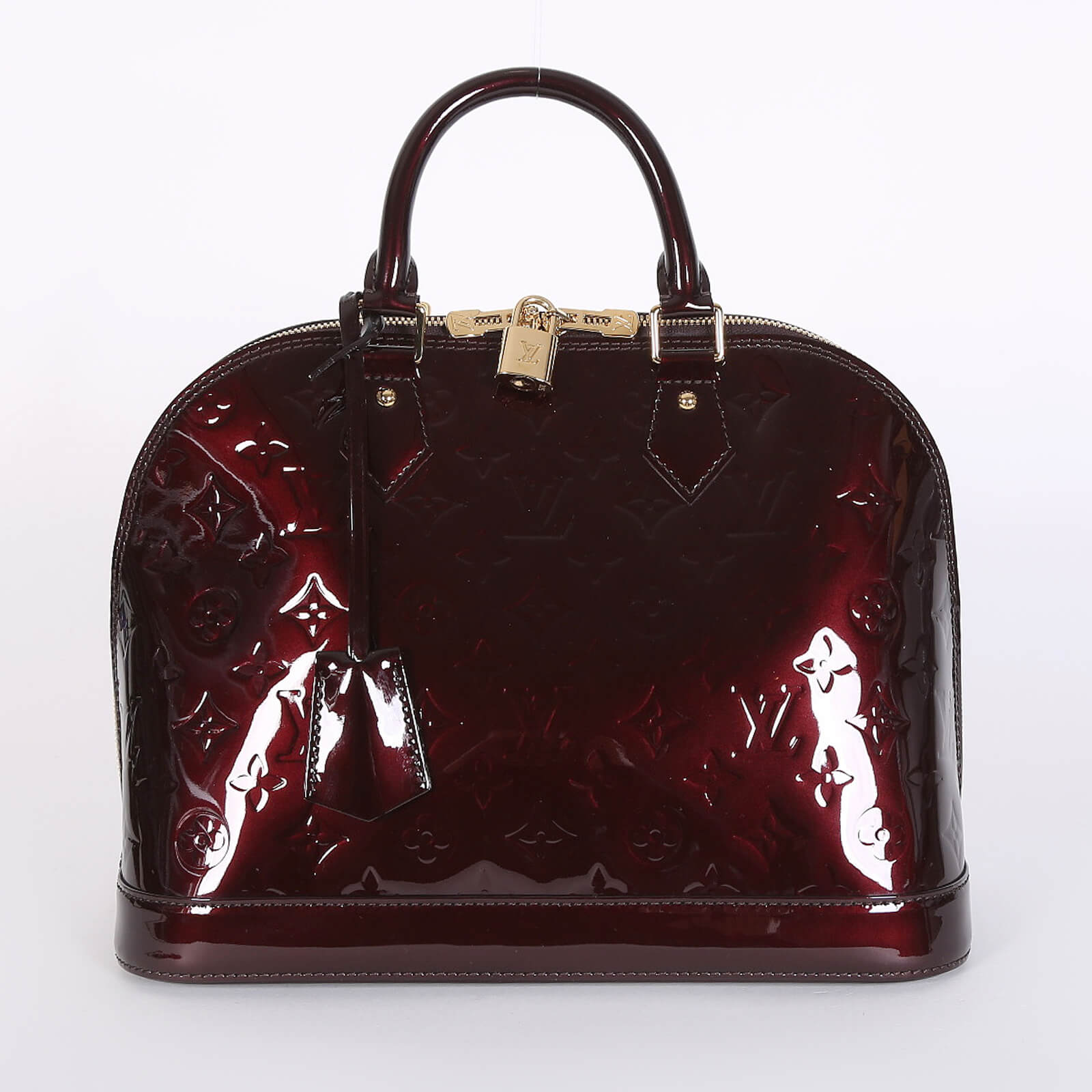 Louis Vuitton - Alma PM Monogram Vernis Leather Amarante