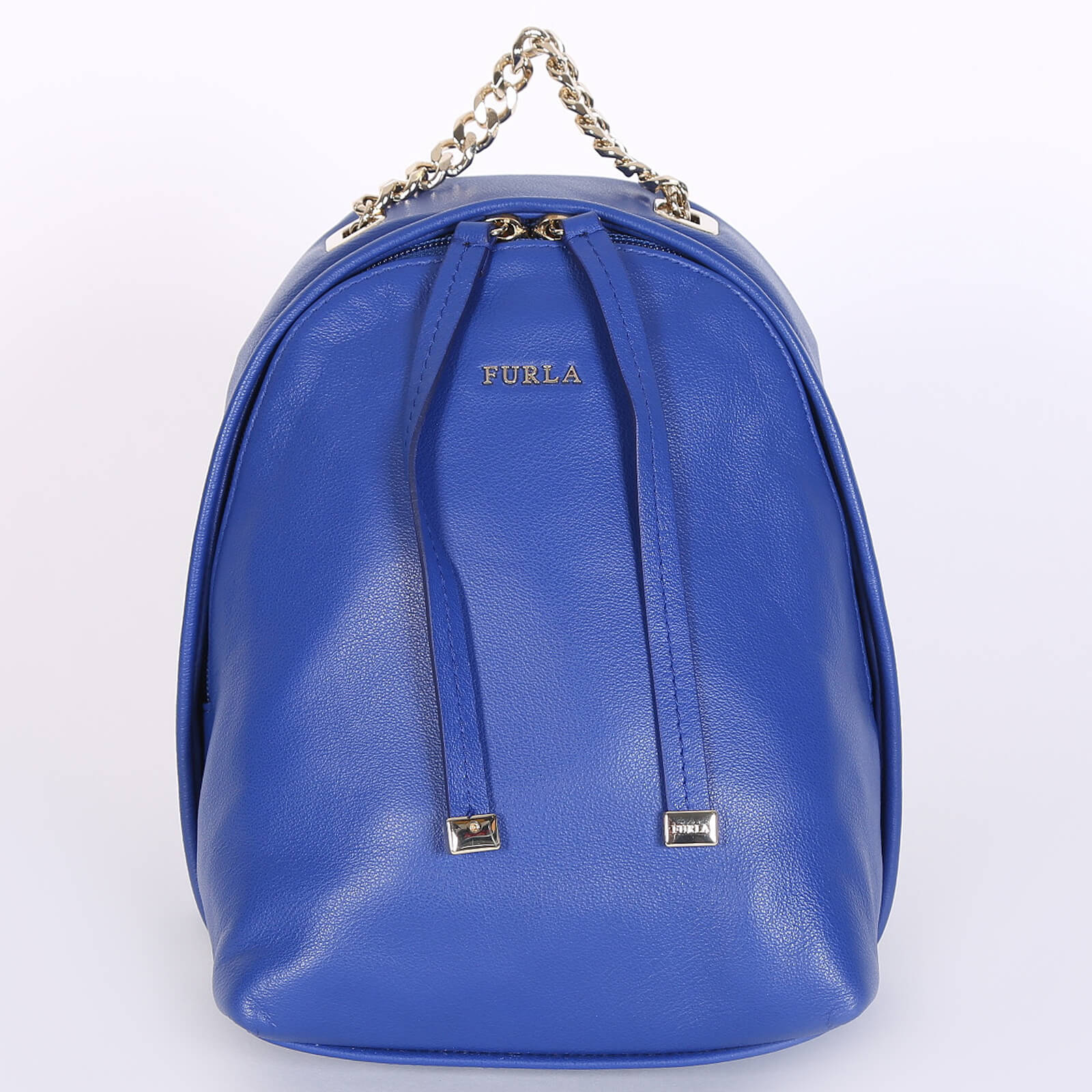 Furla - Spy Mini Calfskin Backpack Blue | www.luxurybags.eu