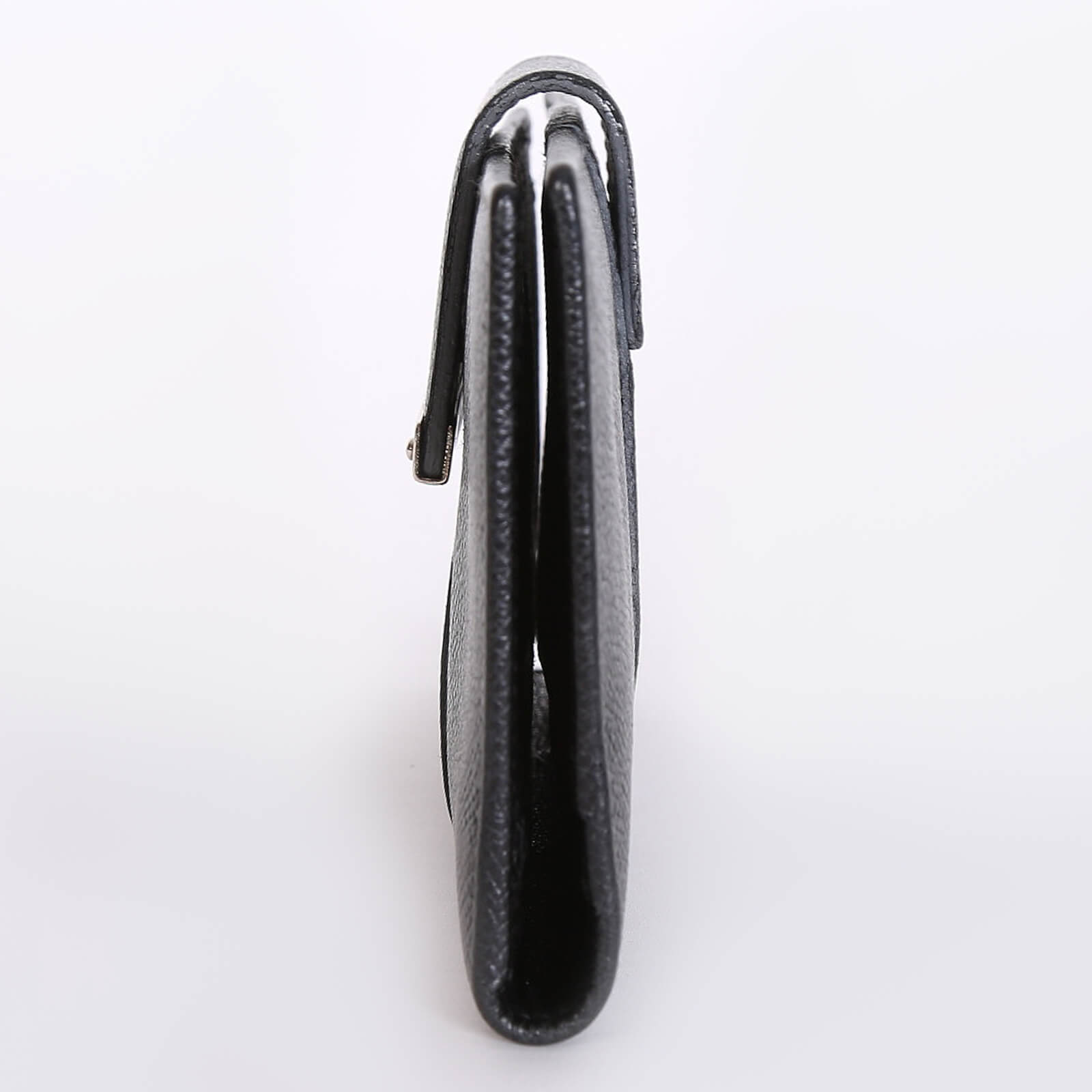 Salvatore Ferragamo - Leather Long Wallet Black | www.luxurybags.eu