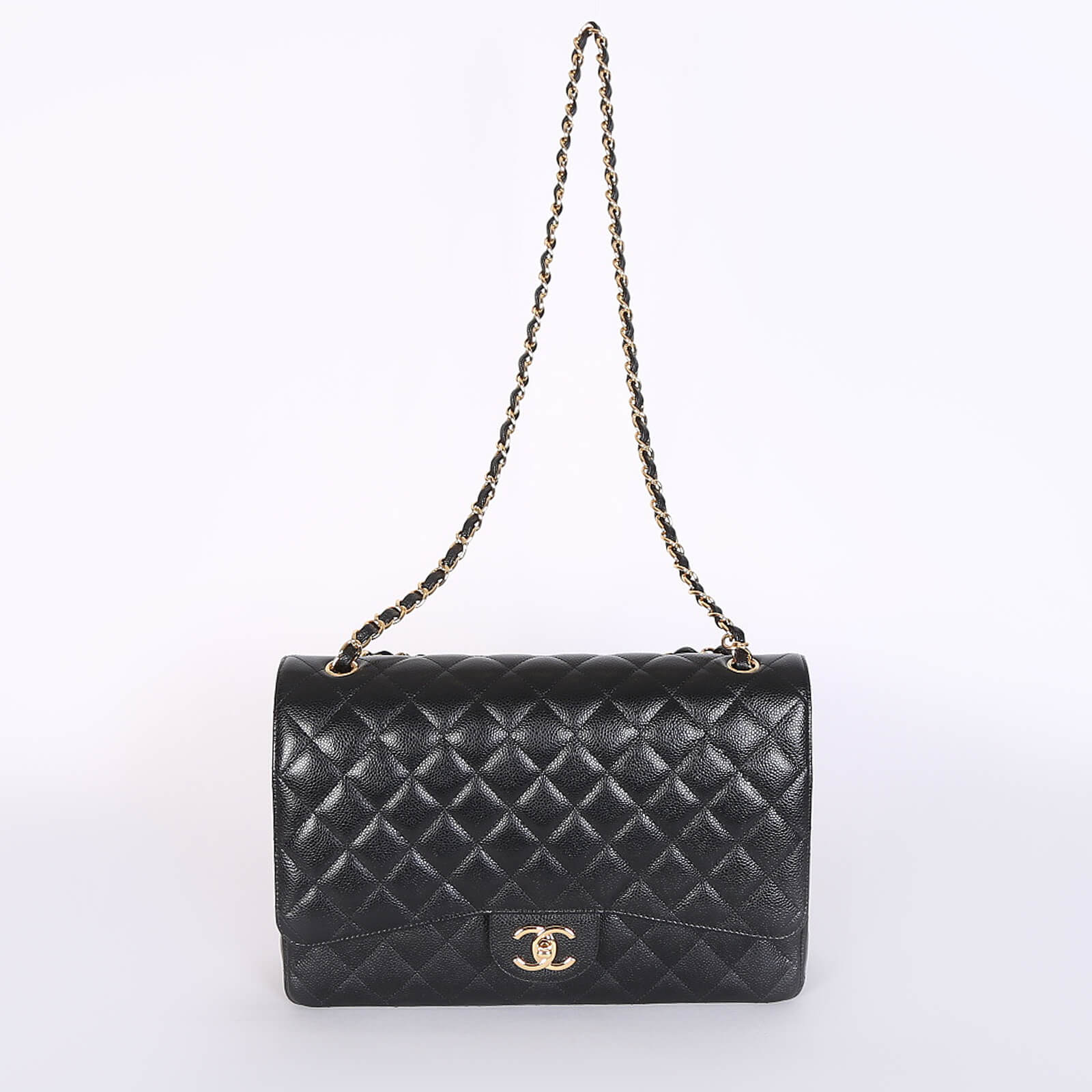 Chanel Classic Jumbo Double Flap Bag in Grey — UFO No More