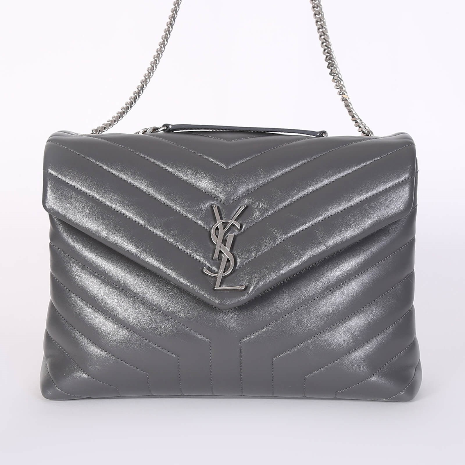 YVES SAINT LAURENT Medium Loulou Matelasse Leather Chain Shoulder Bag