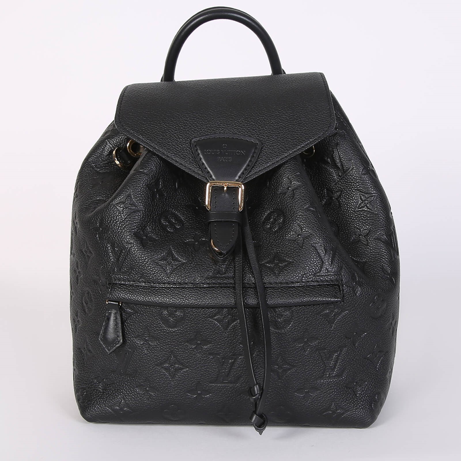 Louis Vuitton Black Monogram Empreinte Leather Montsouris