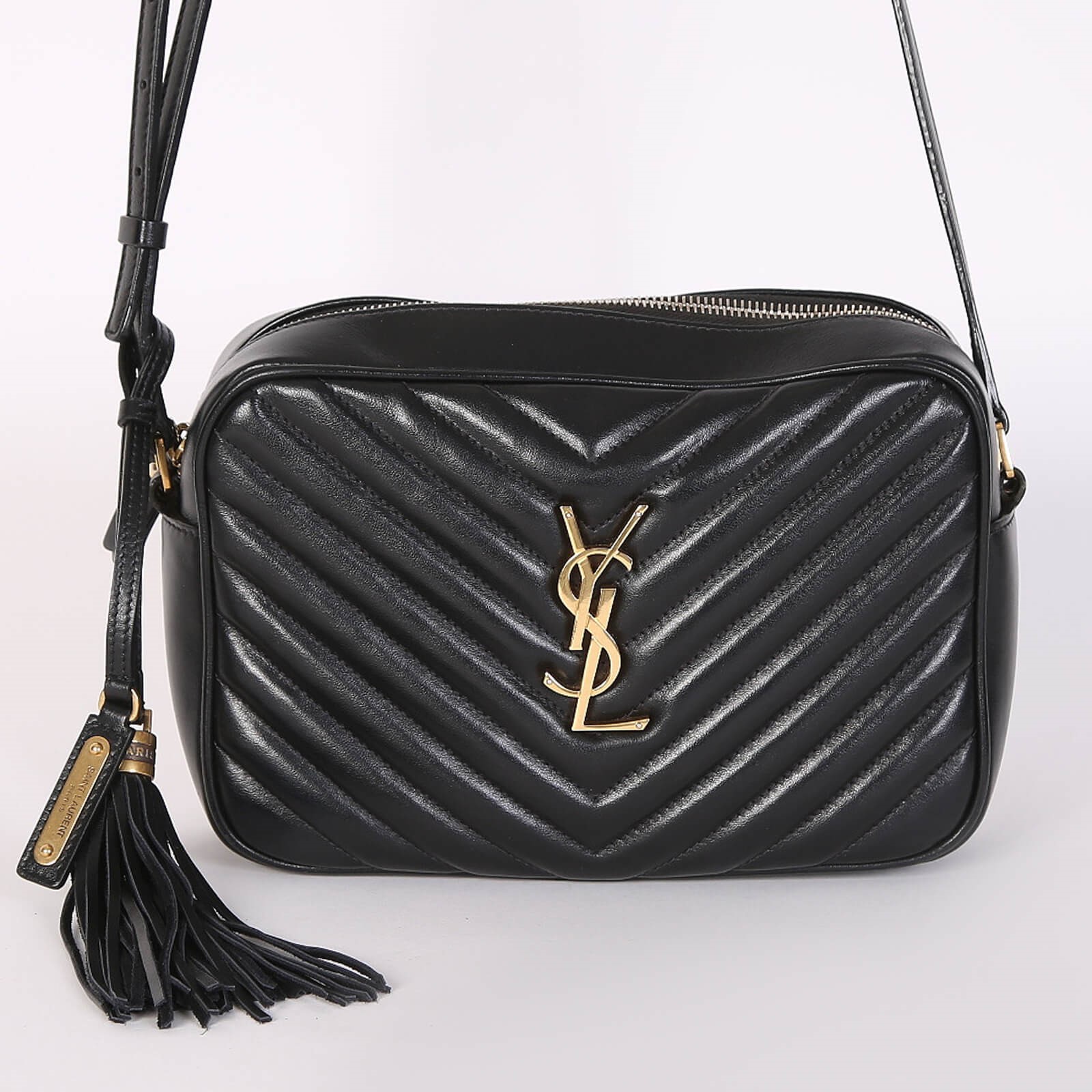 Saint Laurent Lou Camera Matelass Leather Crossbody Black www