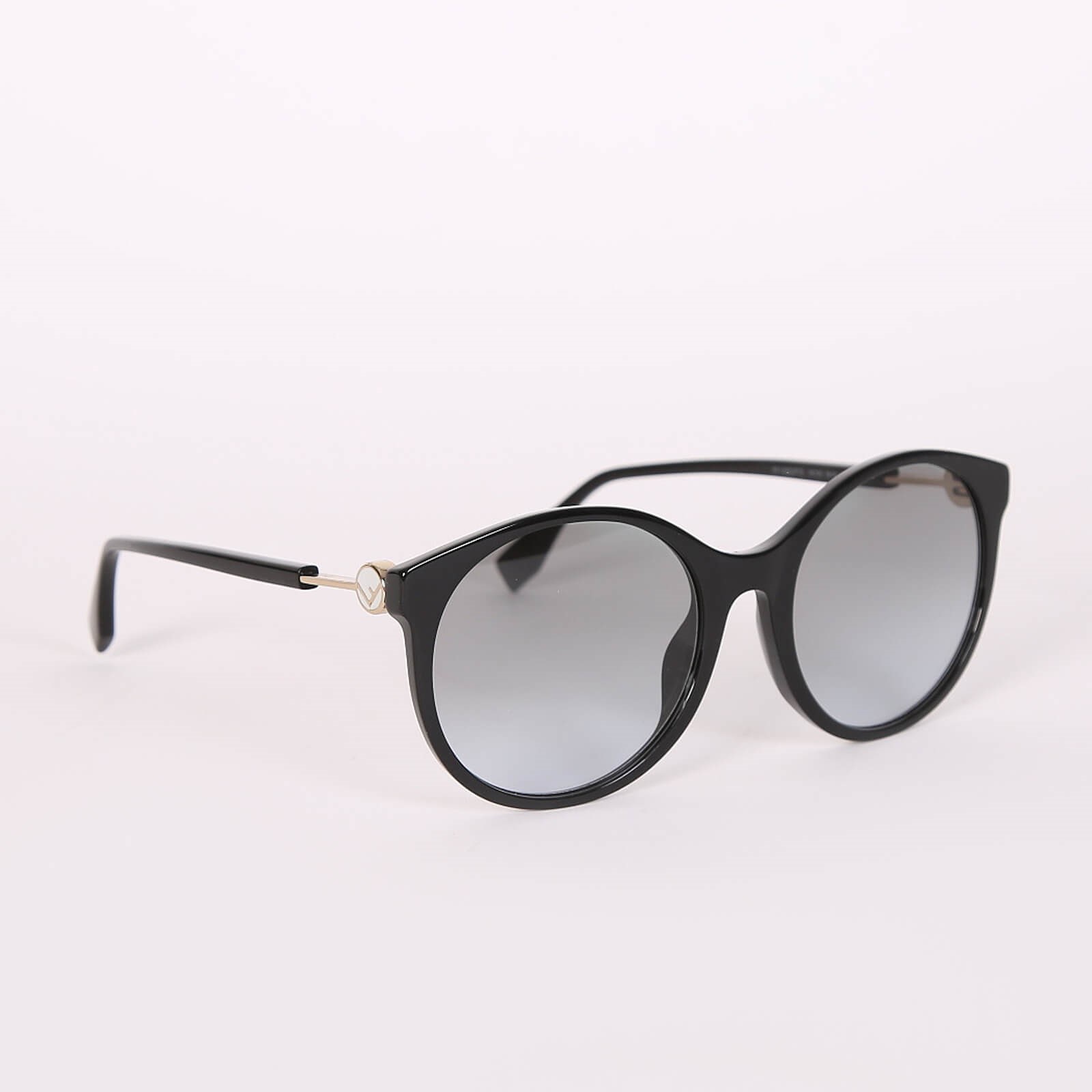 Fendi black round sunglasses sales